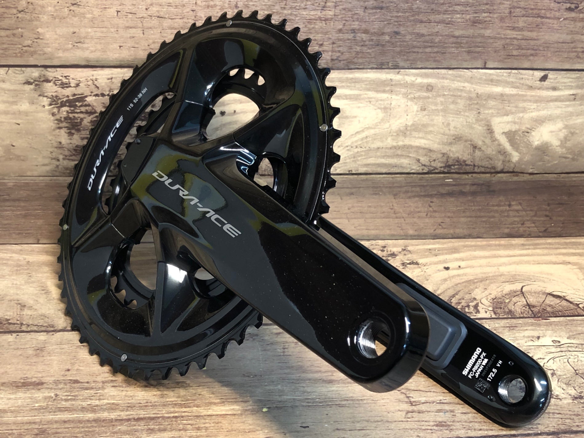 ID771 シマノ SHIMANO デュラエース DURA-ACE FC-R9200-PX クランクセット 2x11S 172.5mm 52/36T  両側計測パワーメーター付き※リコール対応品、未使用