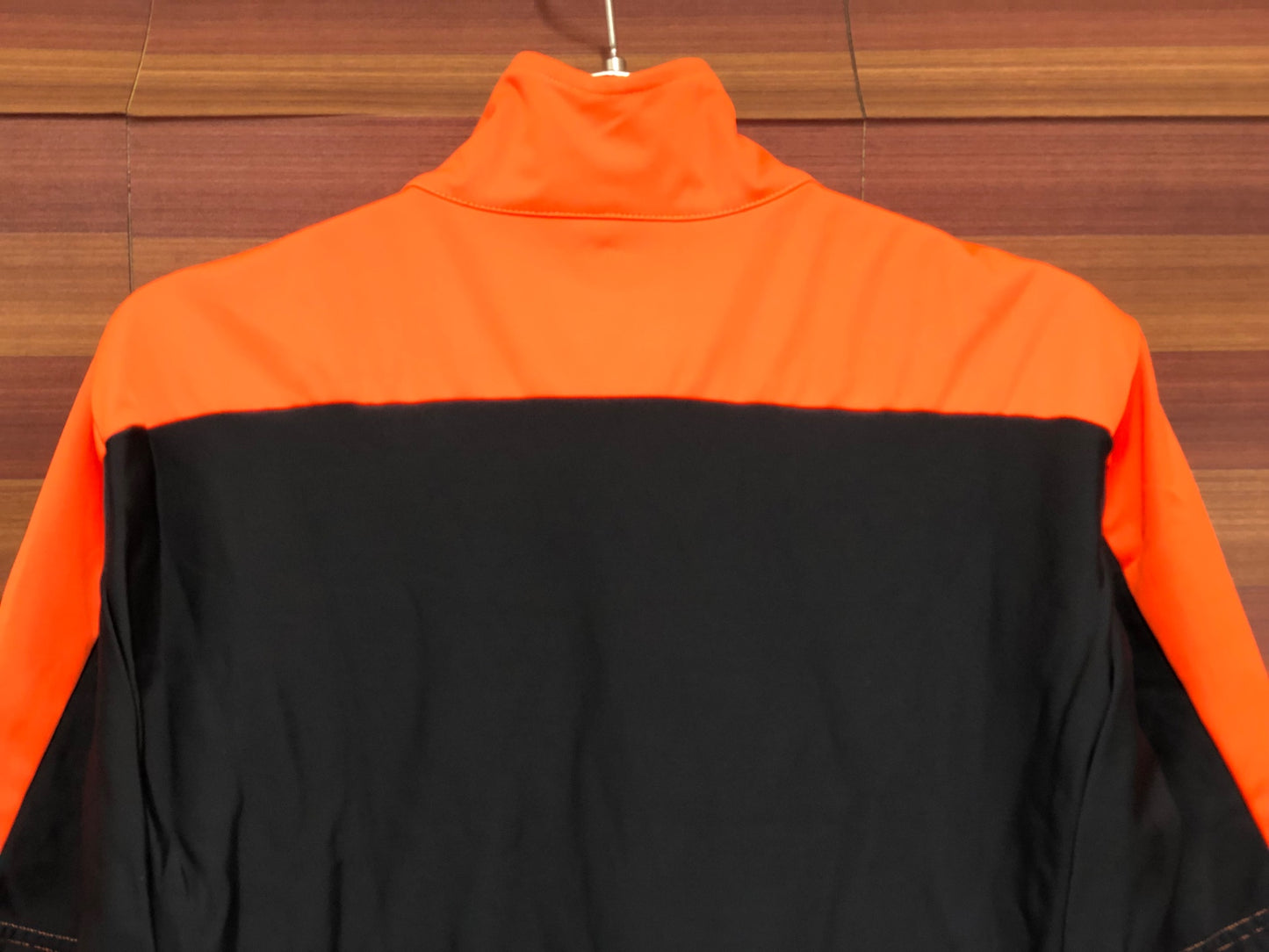 IS294 カステリ CASTELLI ROSSOCORSA perfetto 半袖 サイクルジャージ オレンジ 黒 L GORE WINDSTOPPER