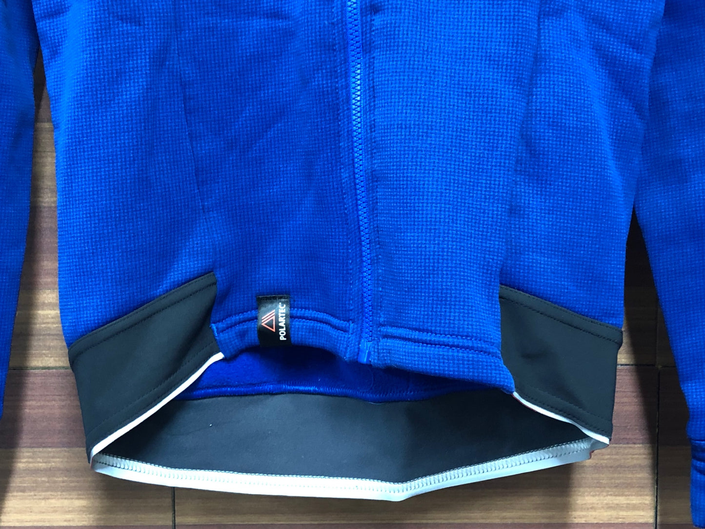 IR218 カステリ castelli 長袖サイクルジャージ 青 XS 裏起毛 POLARTEC レディース