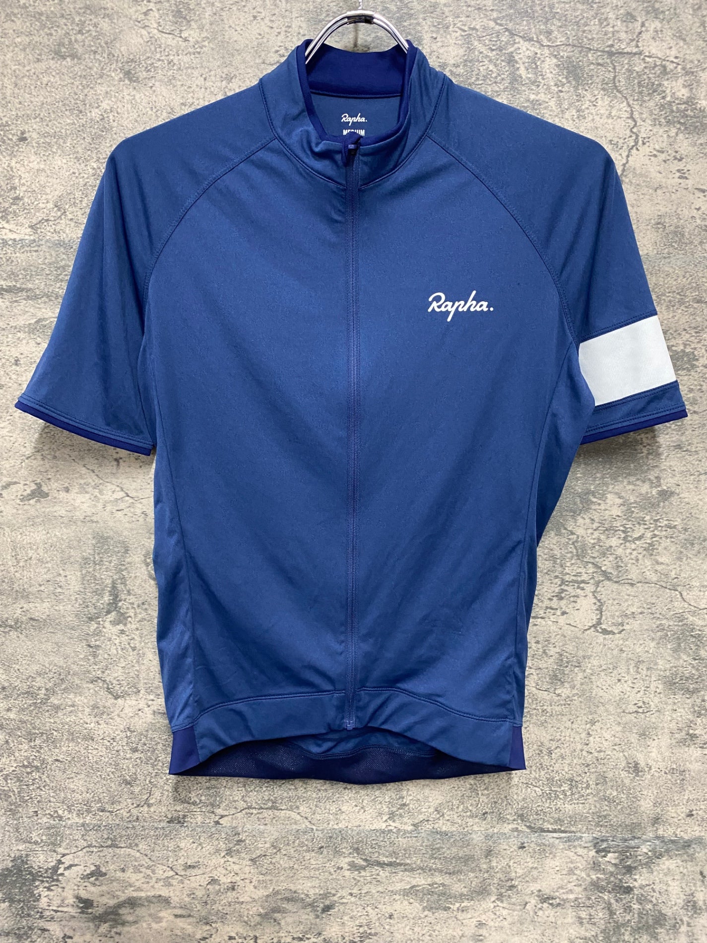 IY584 ラファ rapha CORE JERSEY 半袖 サイクルジャージ 青 M