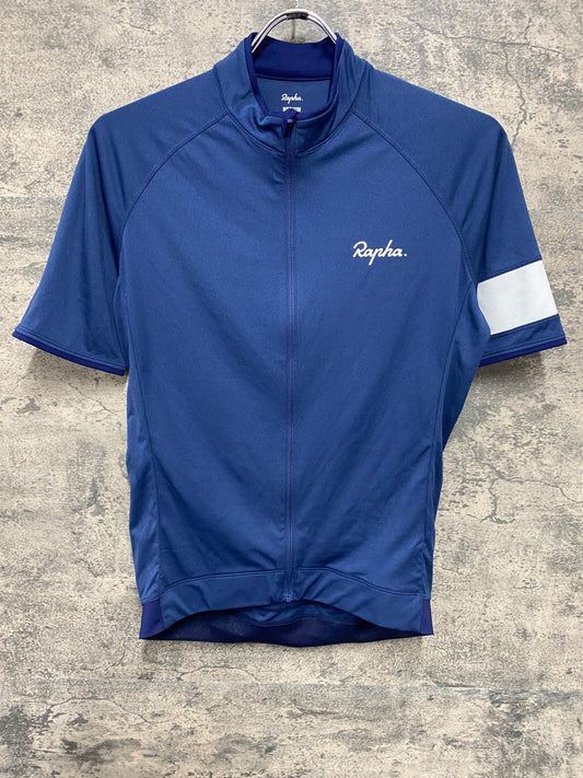 IY584 ラファ rapha CORE JERSEY 半袖 サイクルジャージ 青 M