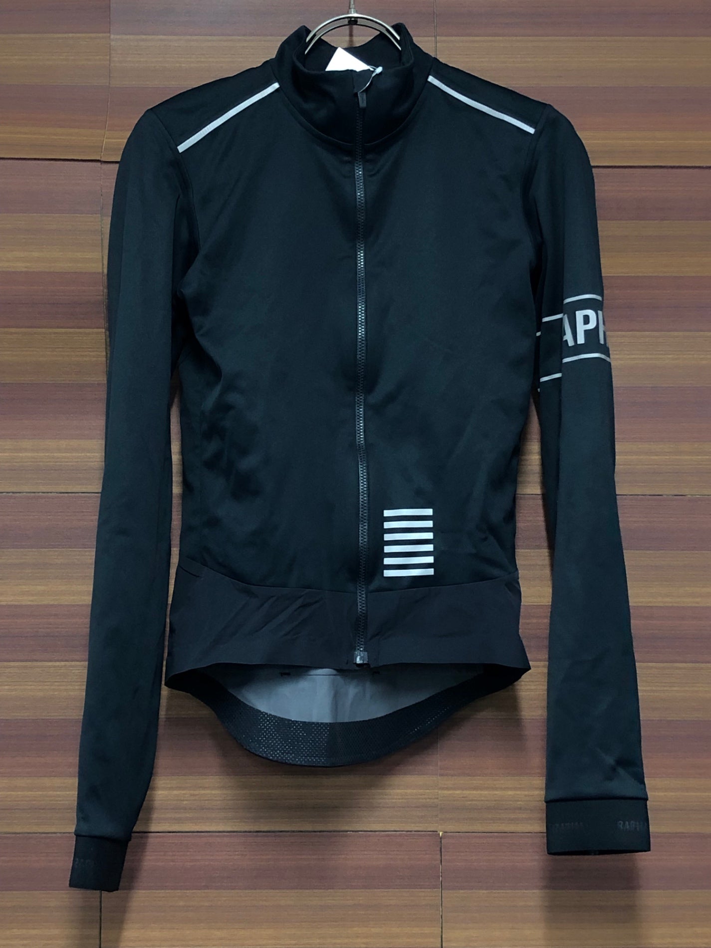 IT590 ラファ Rapha PRO TEAM LONG SLEEVE INFINIUM JERSEY 長袖サイクルジャージ S 黒 GORE TEX INFINIUM