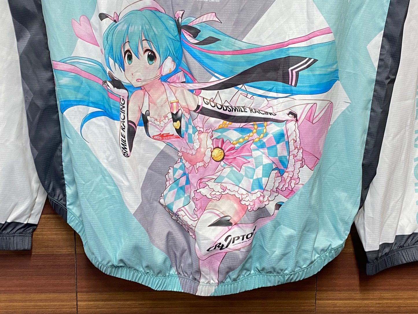 IF718 アウローラ AURORA レーシングミク RACING MIKU ウィンドブレーカー Lサイズ 総柄 2019 初音ミク グッドスマイル