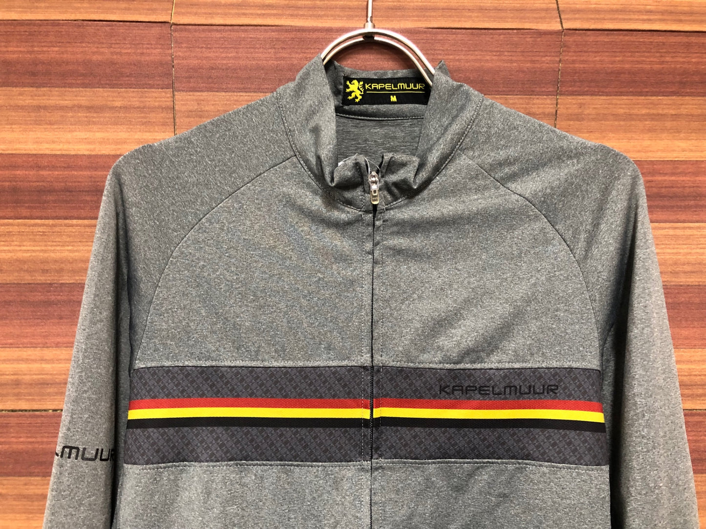 IN388 カペルミュール kapelmuur 長袖サイクルジャージ グレー M