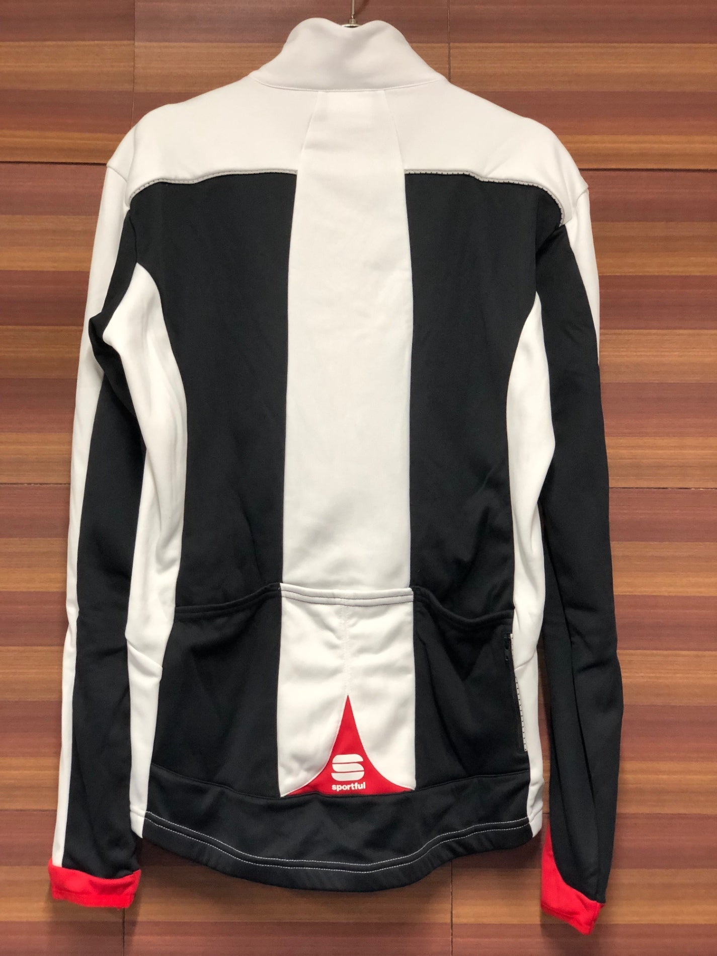 IT954 スポーツフル sportful 長袖 サイクルジャージ 裏起毛 白黒 L