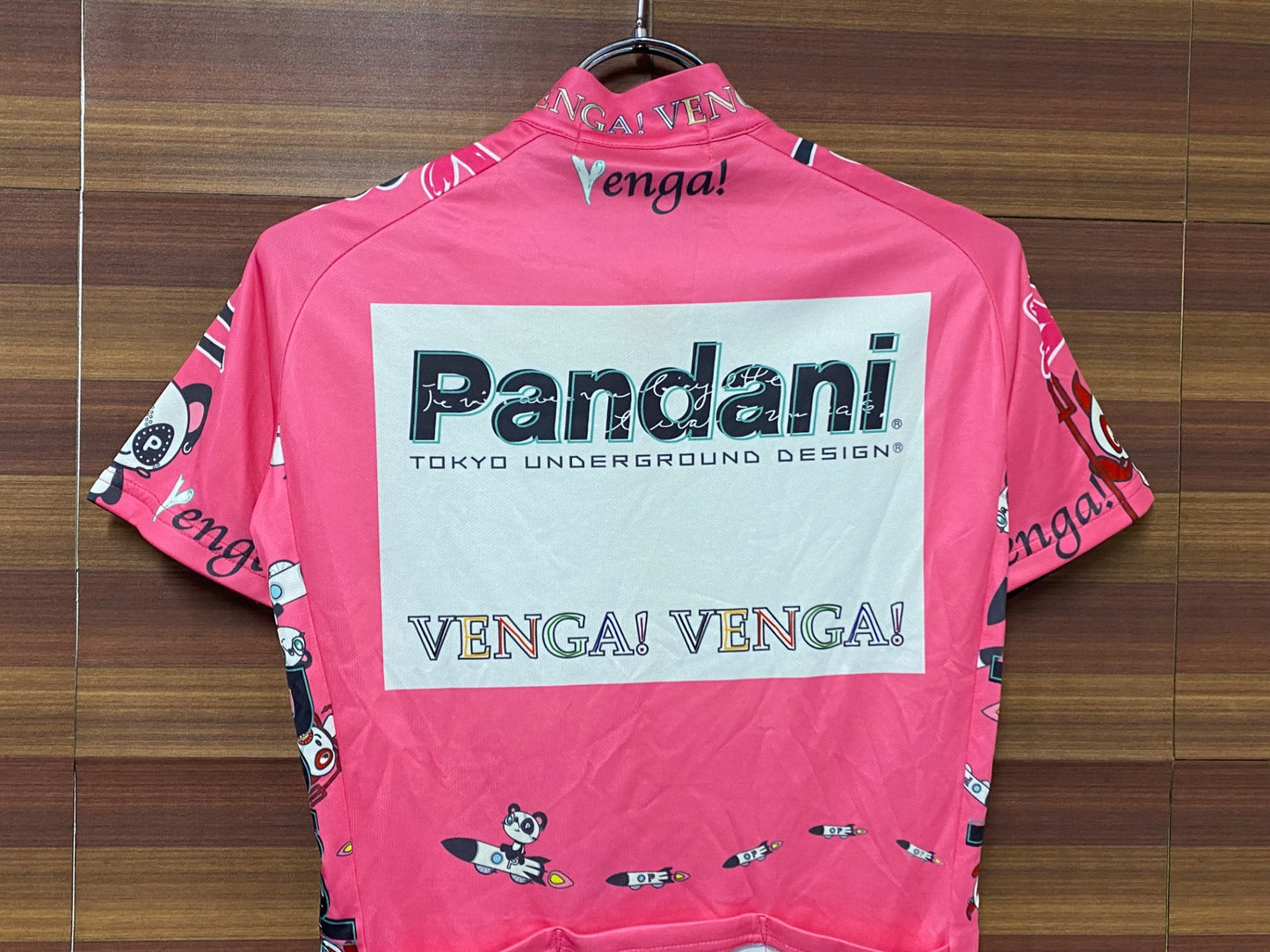 IT127 パンダーニ Pandani 半袖 サイクルジャージ ピンク S