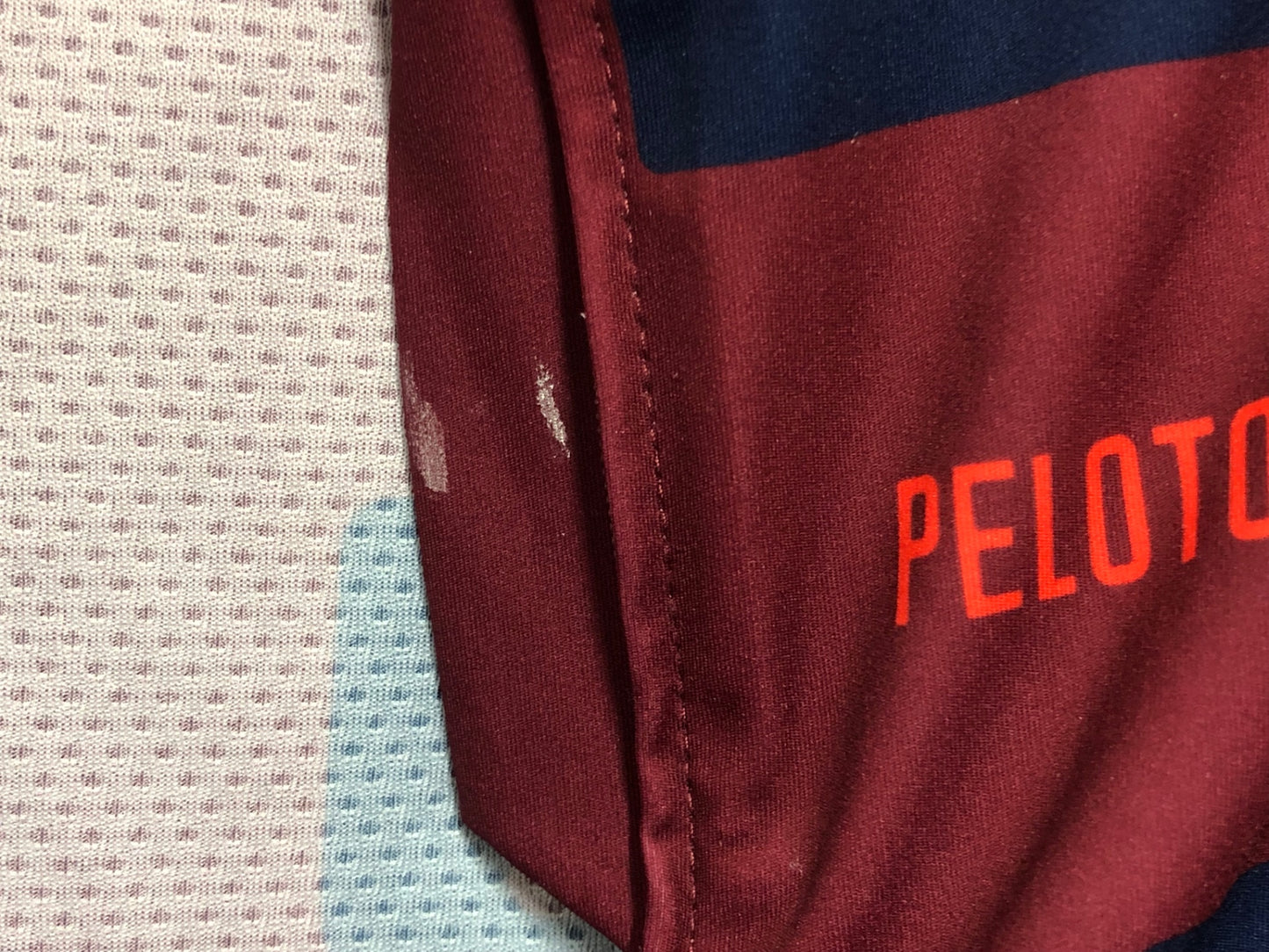 IQ751 プロトンドパリ PELOTON DE PARIS 半袖 サイクルジャージ バーガンディ XS