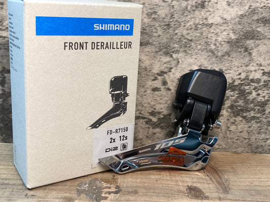 IQ129 シマノ SHIMANO 105 FD-R7150 直付 フロントディレイラー 2s Di2 電動