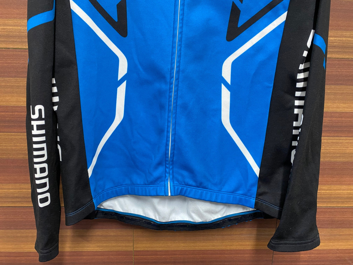 IO799 シマノ SHIMANO 長袖 サイクルウェア 裏起毛 水色 ASIA XL