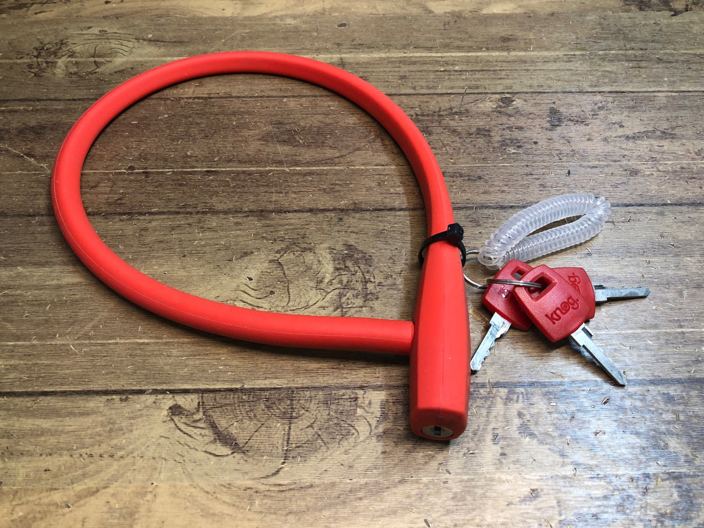 IL037 ノグ knog フランキー Frankie ケーブルロック 赤