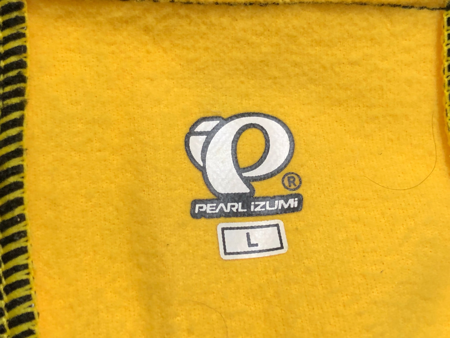 IN030 パールイズミ PEARL iZUMi 長袖 サイクルジャケット 裏起毛 黒黄 L