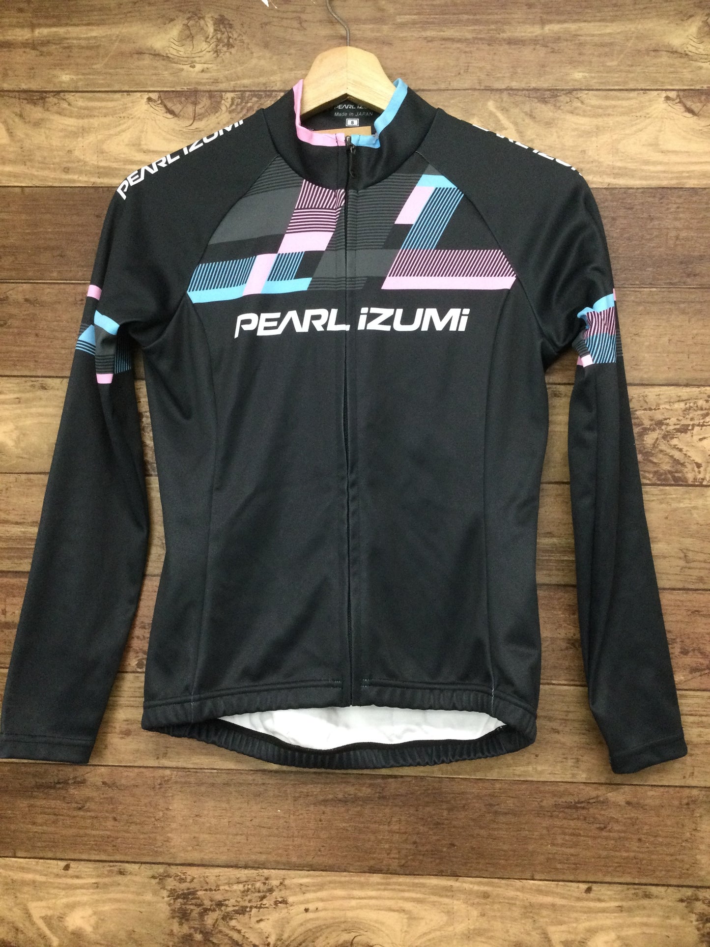 FH064 パールイズミ PEARL iZUMi レディース 裏起毛 サイクルジャージ 黒 S