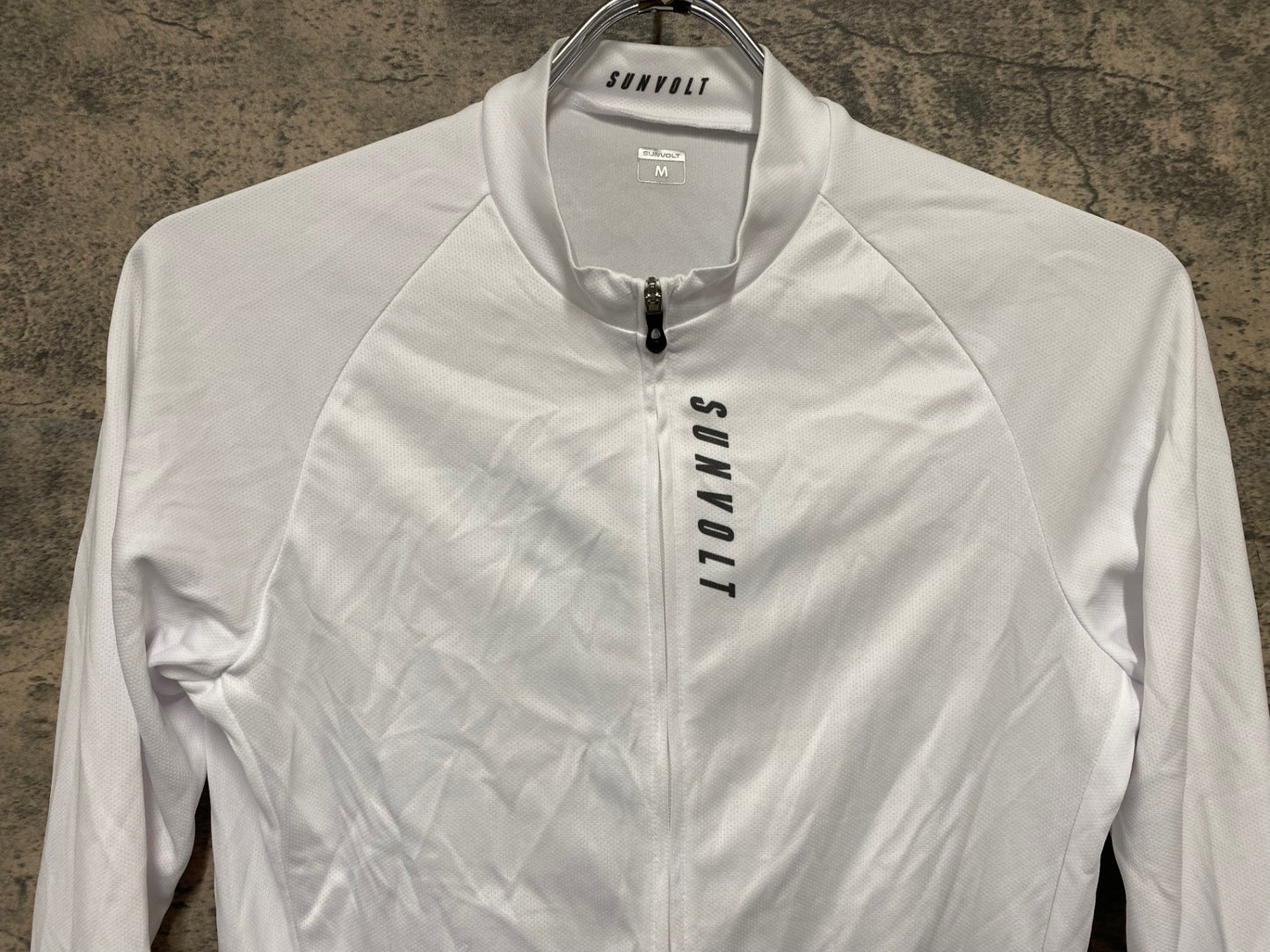 IY546 サンボルト SUNVOLT 長袖 サイクルジャージ 白 M