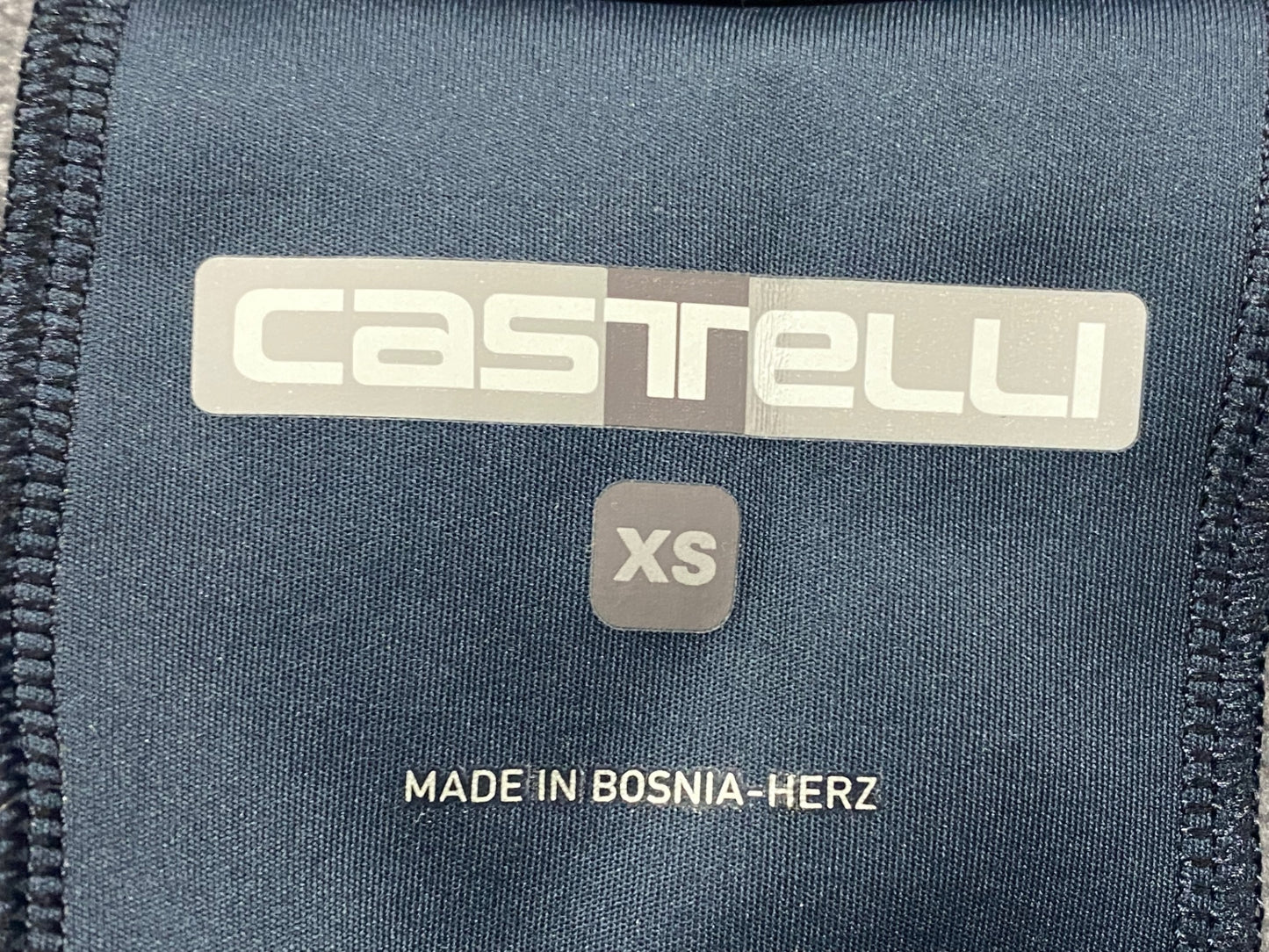 IL332 カステリ CASTELLI 長袖 サイクルジャケット 紺 レディース XS GORE-TEX 裏起毛