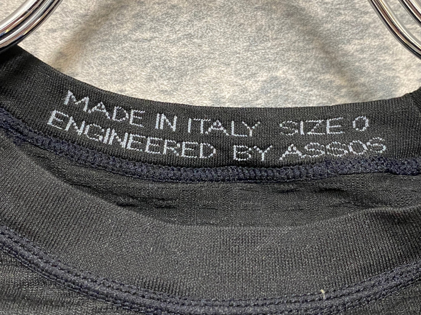 JB291 アソス assos SKINFOIL 2.4 半袖 ベースレイヤー 黒 SIZE0 SPRING/FALL