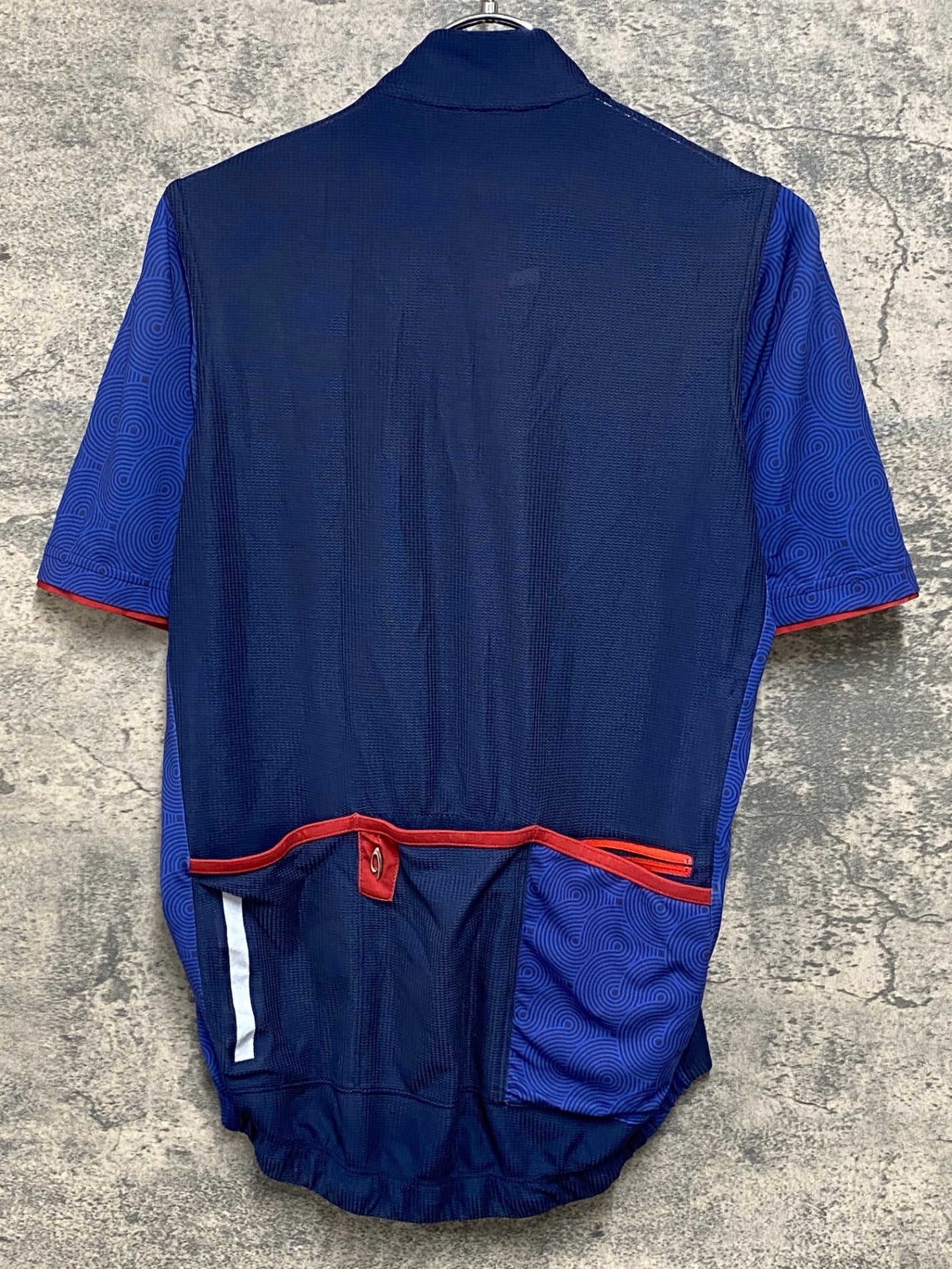 JC087 イザドア Isadore CLIMBERS JERSEY ALBULA 半袖 サイクルジャージ ネイビー M