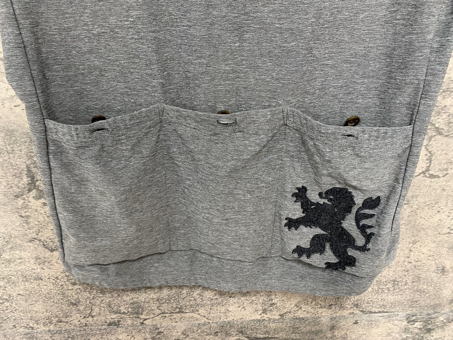 IX286 カペルミュール KAPELMUUR 半袖 サイクルジャージ L グレー