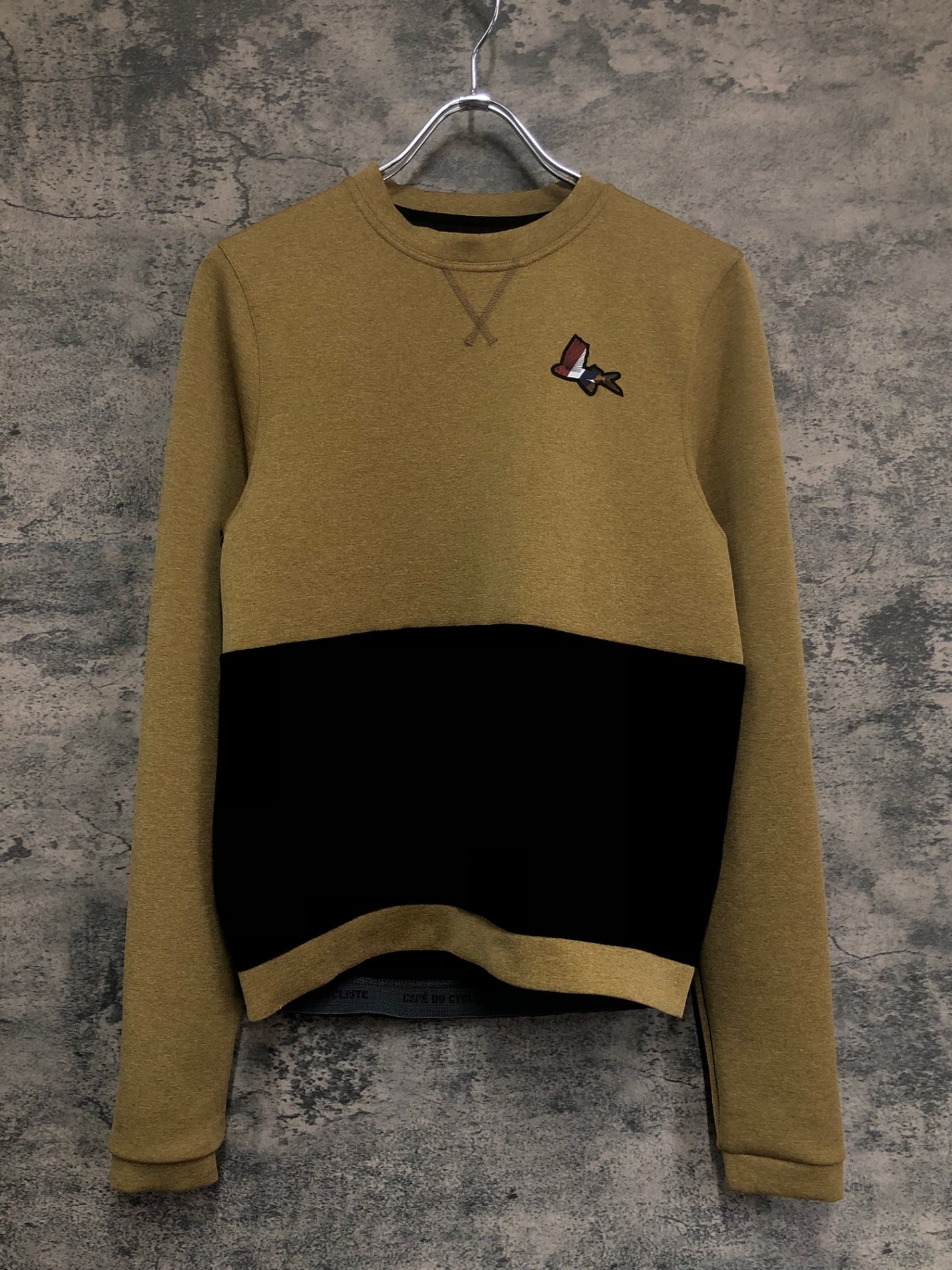 IW791 カフェドシクリステ Cafe du Cycliste ANGELE 長袖 サイクルジャージ カーキ S