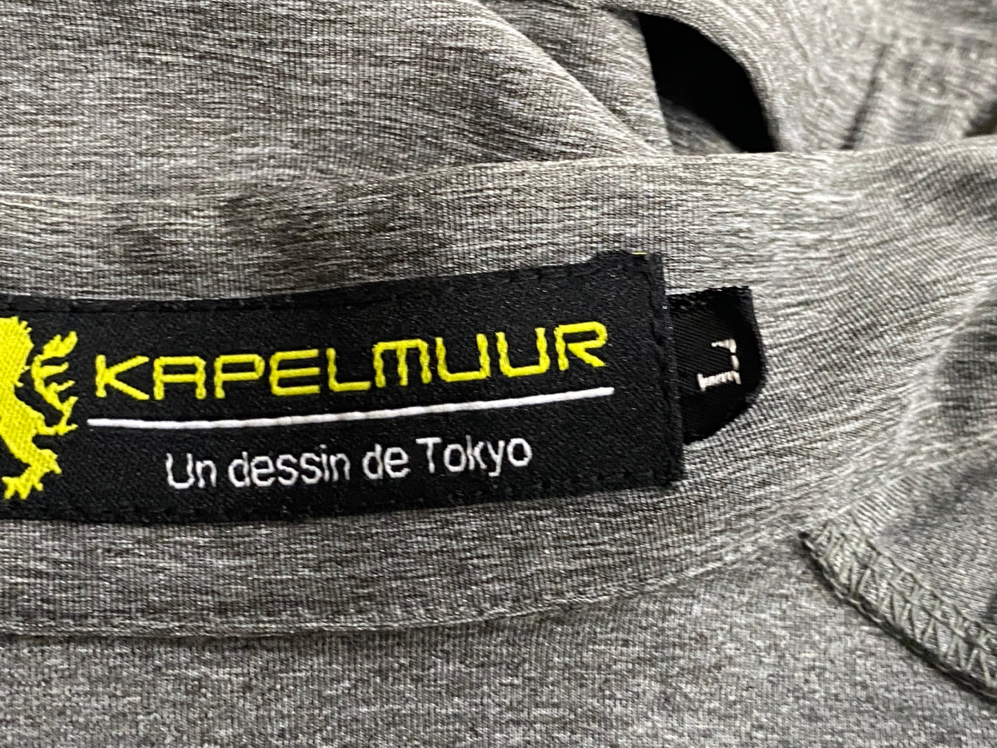 JB641 カペルミュール KAPELMUUR 半袖サイクルジャージ L グレー