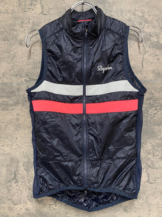 IW270 ラファ Rapha BREVET INSULATED GILET ジレ サイクルベスト 紺 S