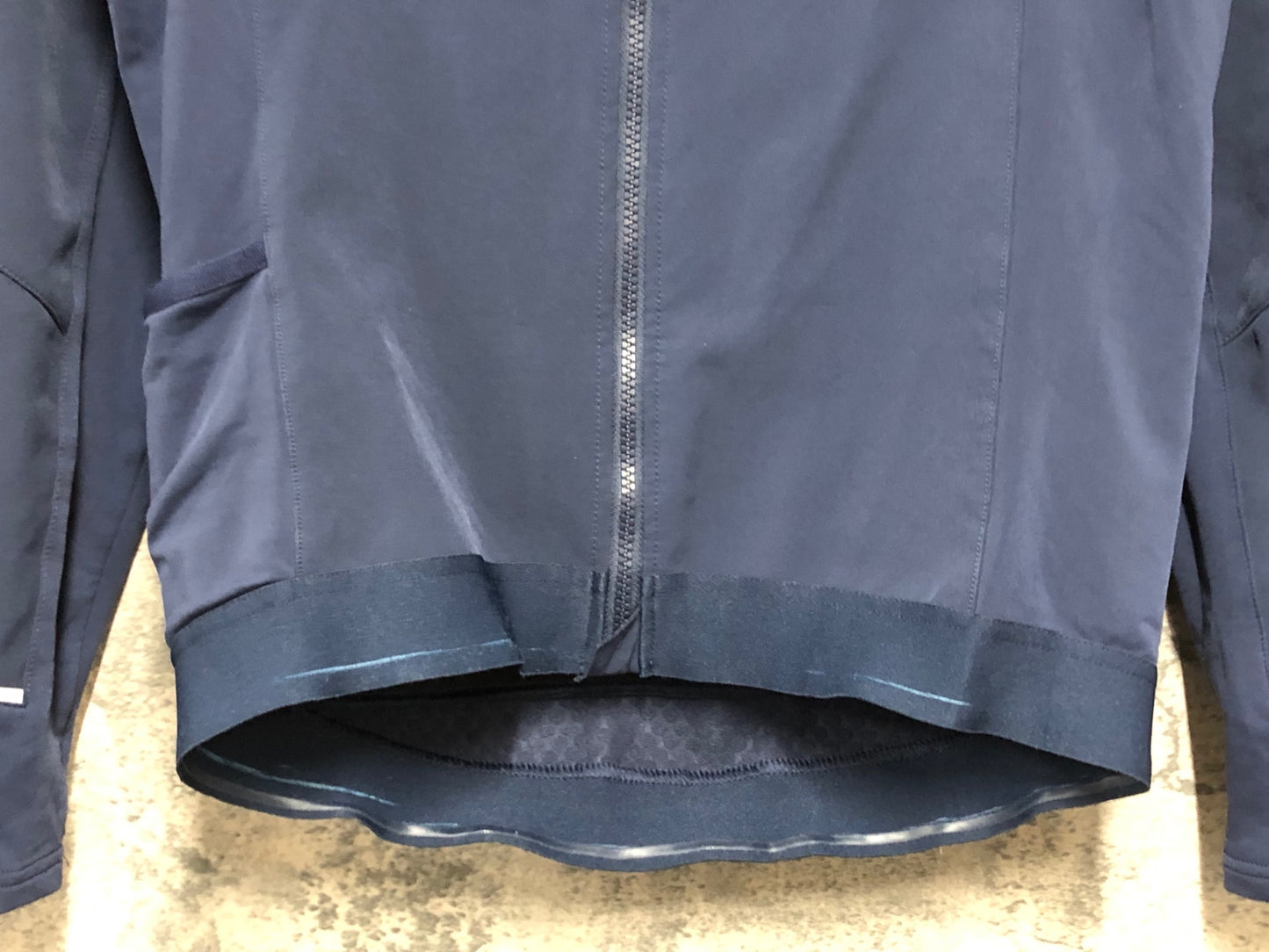 JA835 デカトロン DECATHLON 長袖 サイクルジャケット 濃紺 M VAN RYSEL