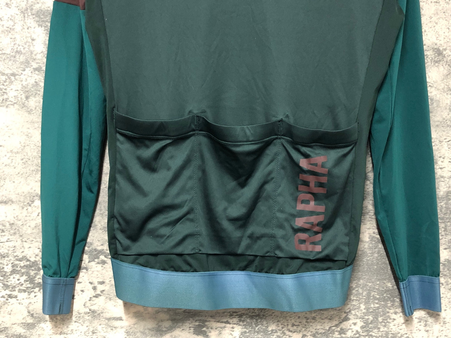 IV514 ラファ Rapha PRO TEAM LONG SLEEVE TRAINING JERSEY 長袖 サイクルジャージ 深緑 S
