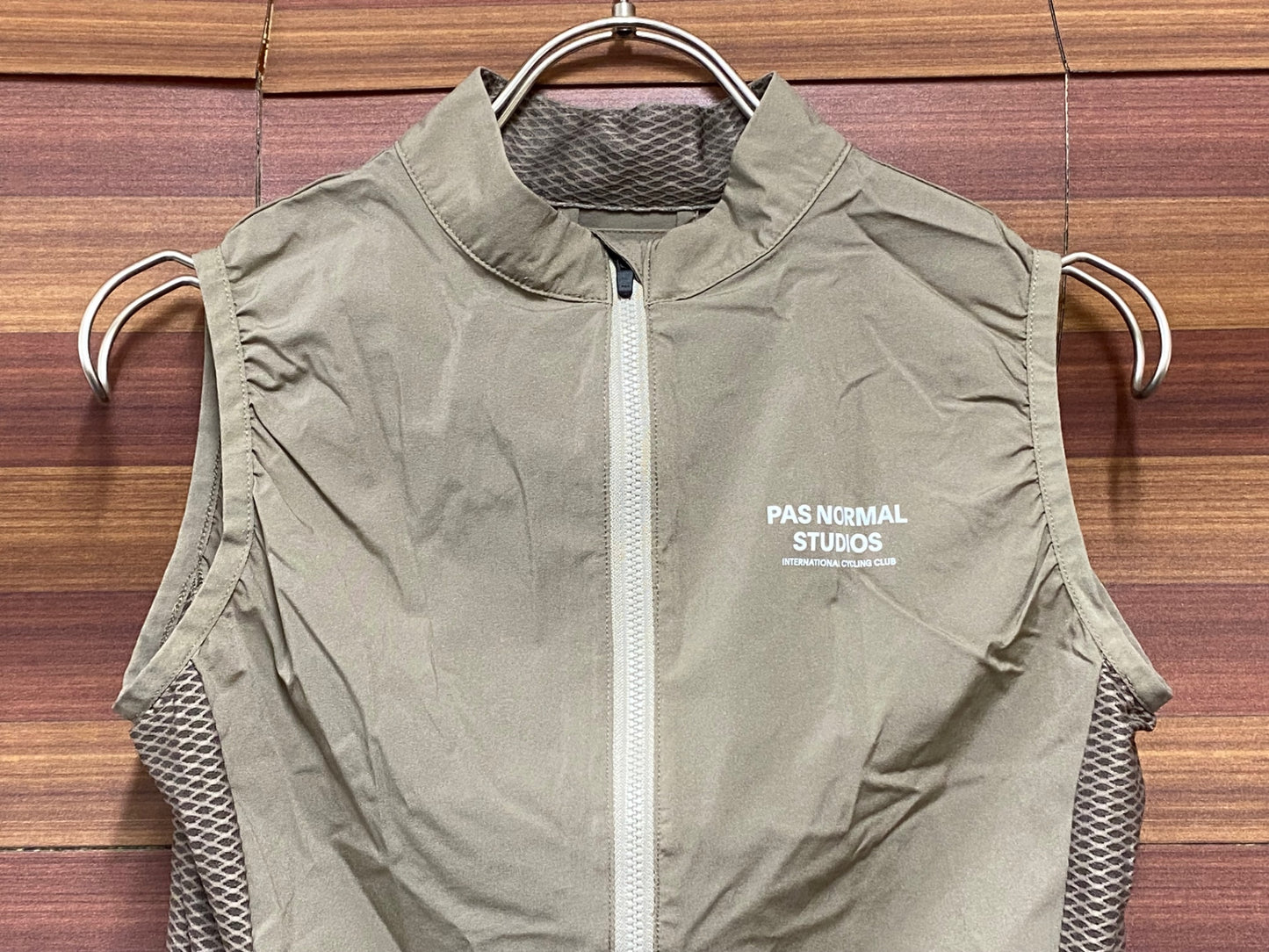 IV047 パスノーマルスタジオ PAS NORMAL STUDIOS Mechanism Stow Away Gilet ジレ ベスト 茶 S