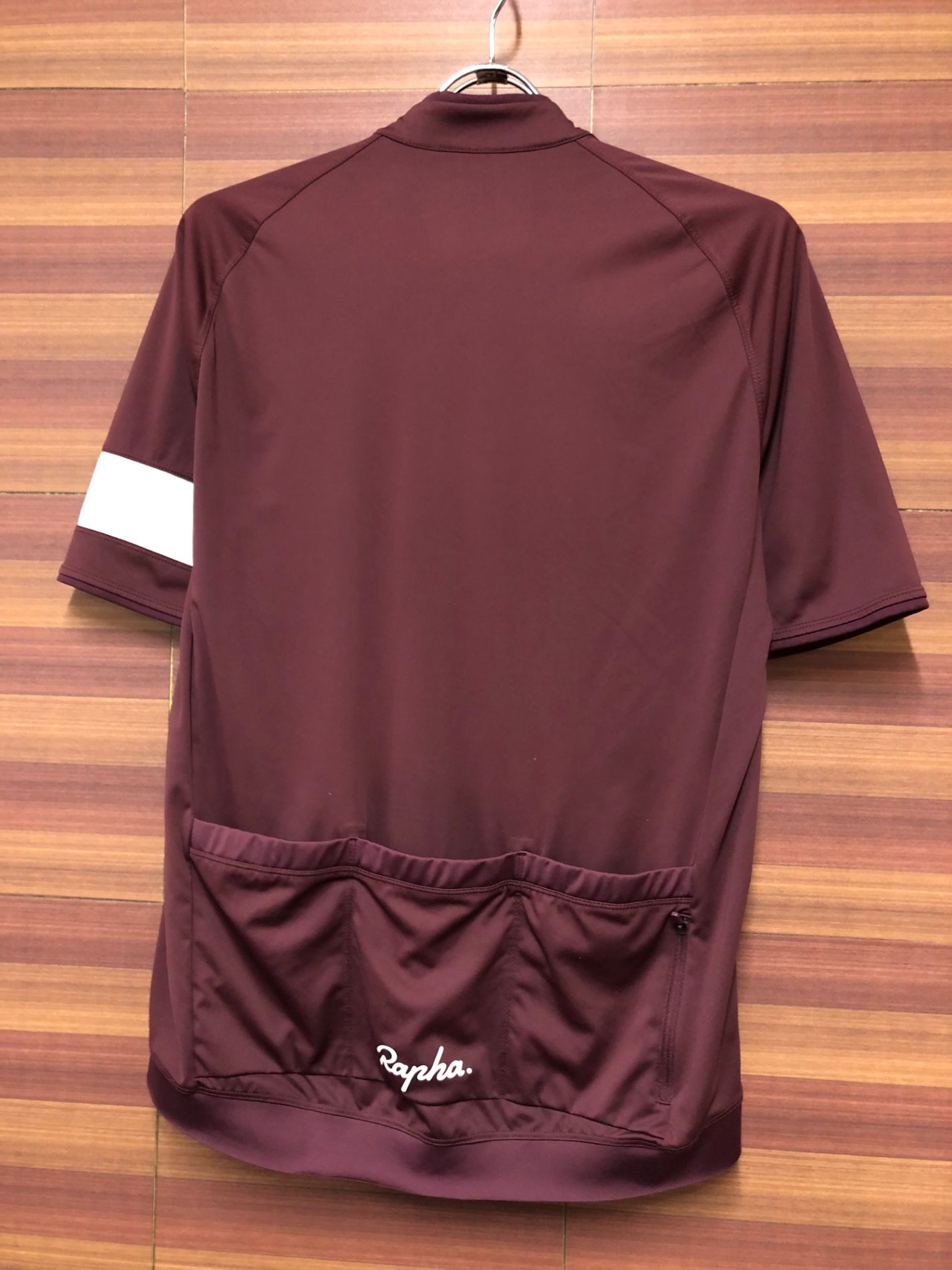 IK631 ラファ Rapha CORE JERSEY 半袖 サイクルジャージ バーガンディ XL