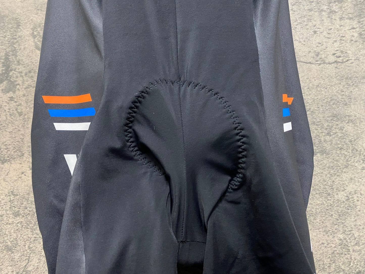 IW570 サンティーニ Santini デローザ DE ROSA ビブタイツ 黒オレンジ M