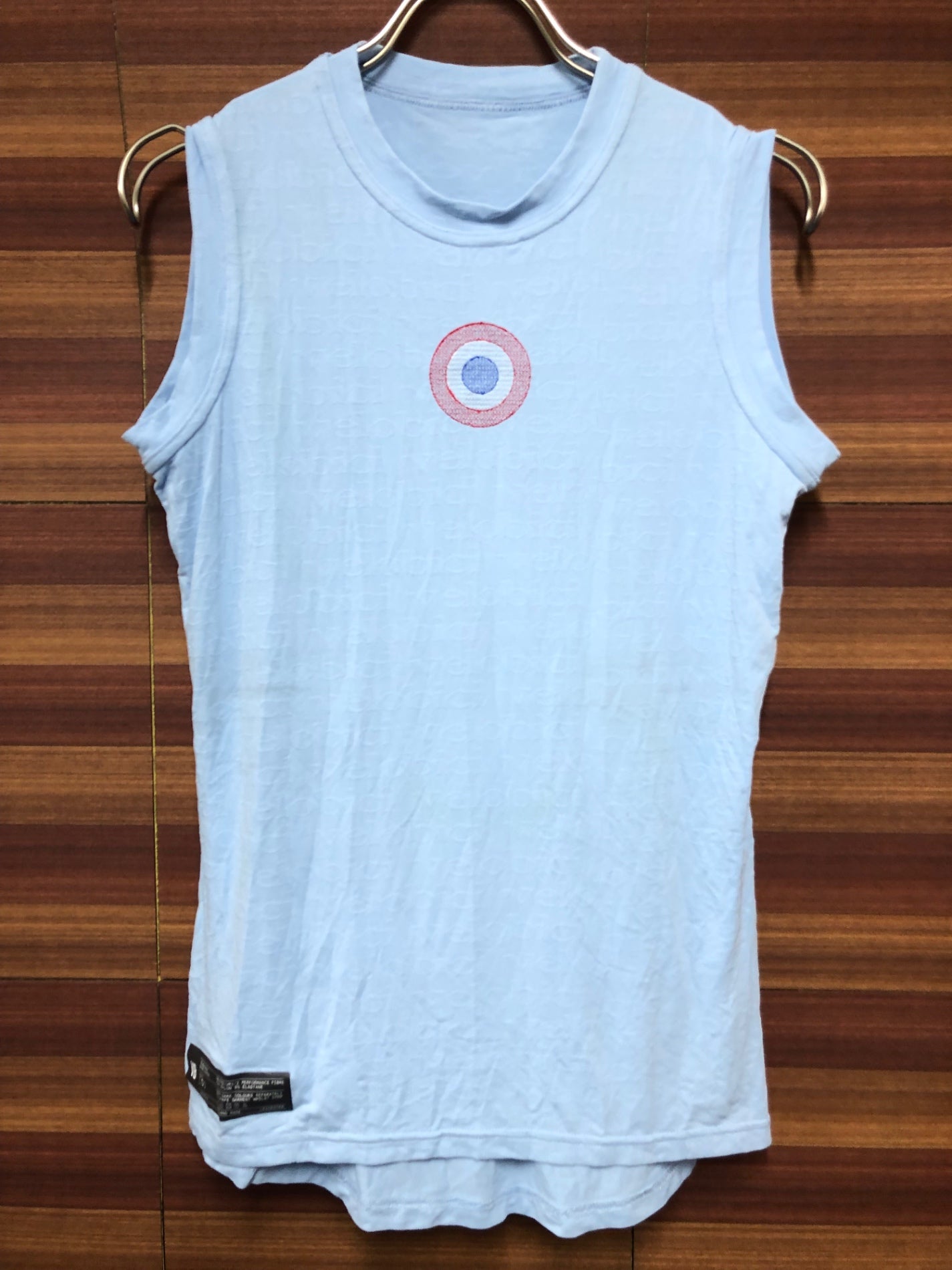 IO528 ヴェロビチ velobici MODERNIST BASE LAYER ベースレイヤー インナー ノースリーブ 水色 5