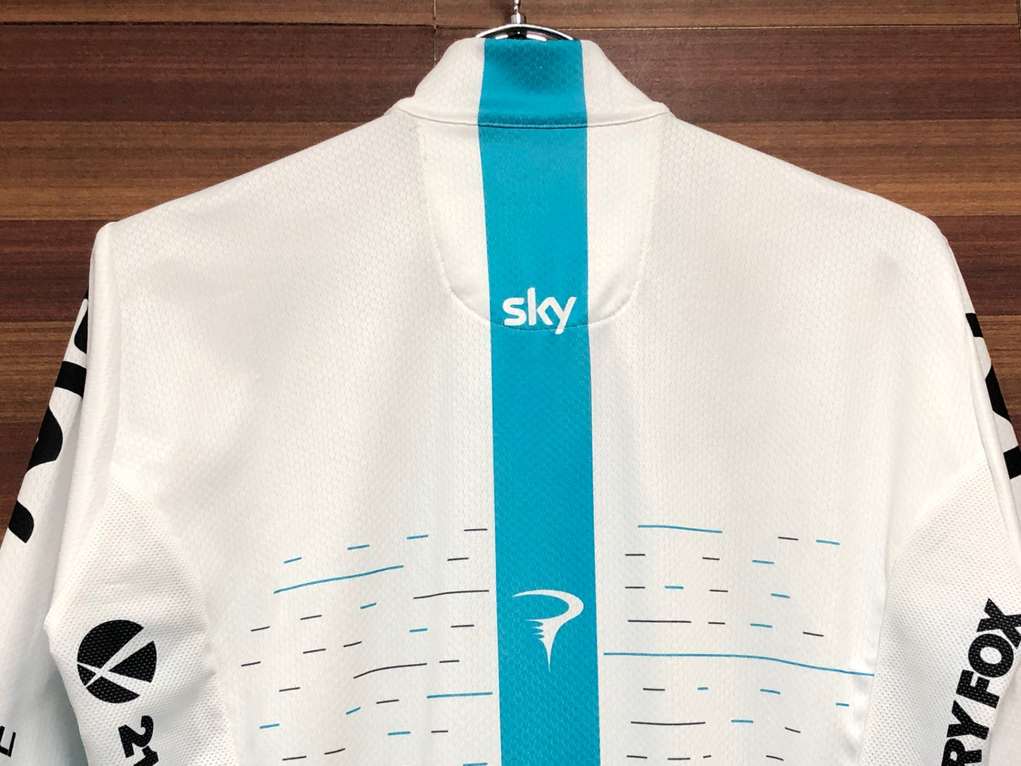 IK563 カステリ CASTELLI TEAM SKY 半袖サイクルジャージ 白 XLサイズ