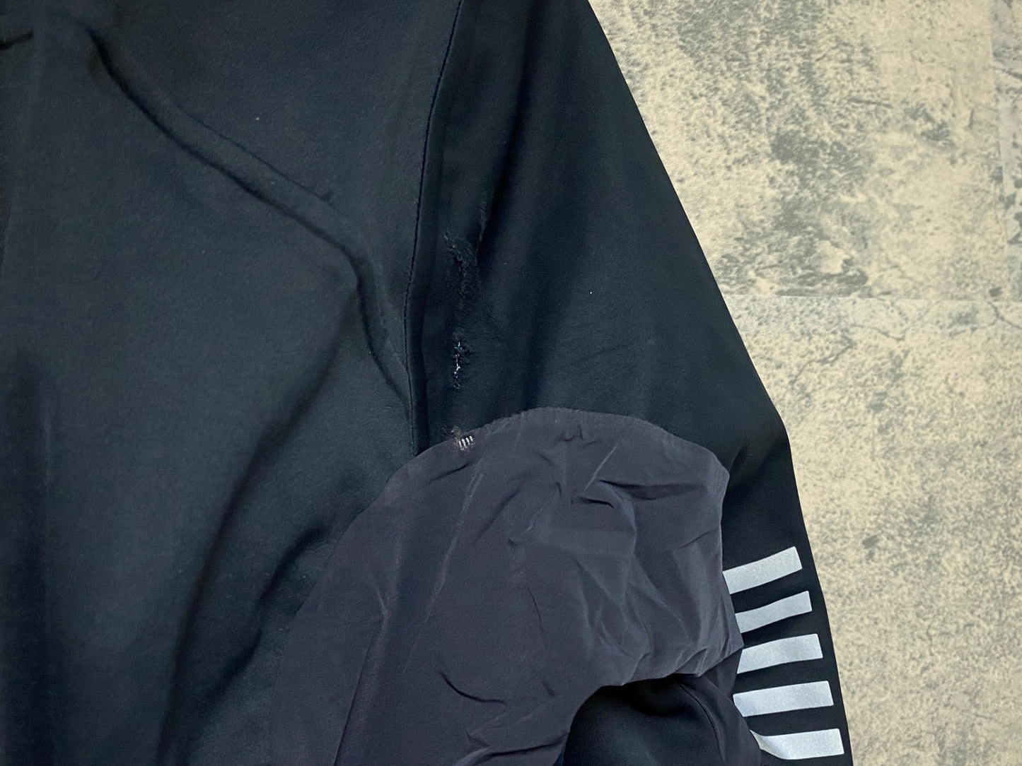 IW348 ラファ Rapha PRO TEAM LONG SLEEVE INFINIUM JERSEY 長袖 サイクルジャージ 黒 L ※傷