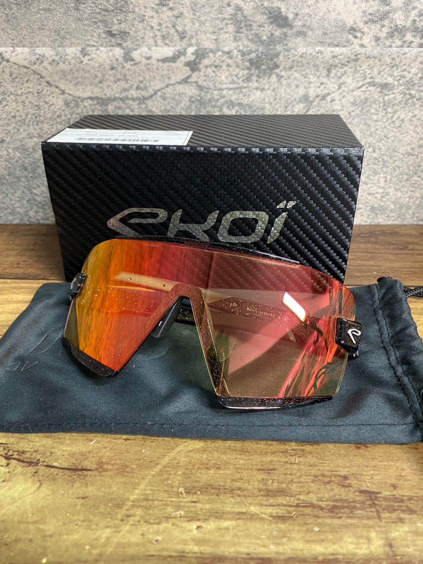 JD034 エコイ ekoi オッティモ OTTIMO サングラス アイウェア 黒