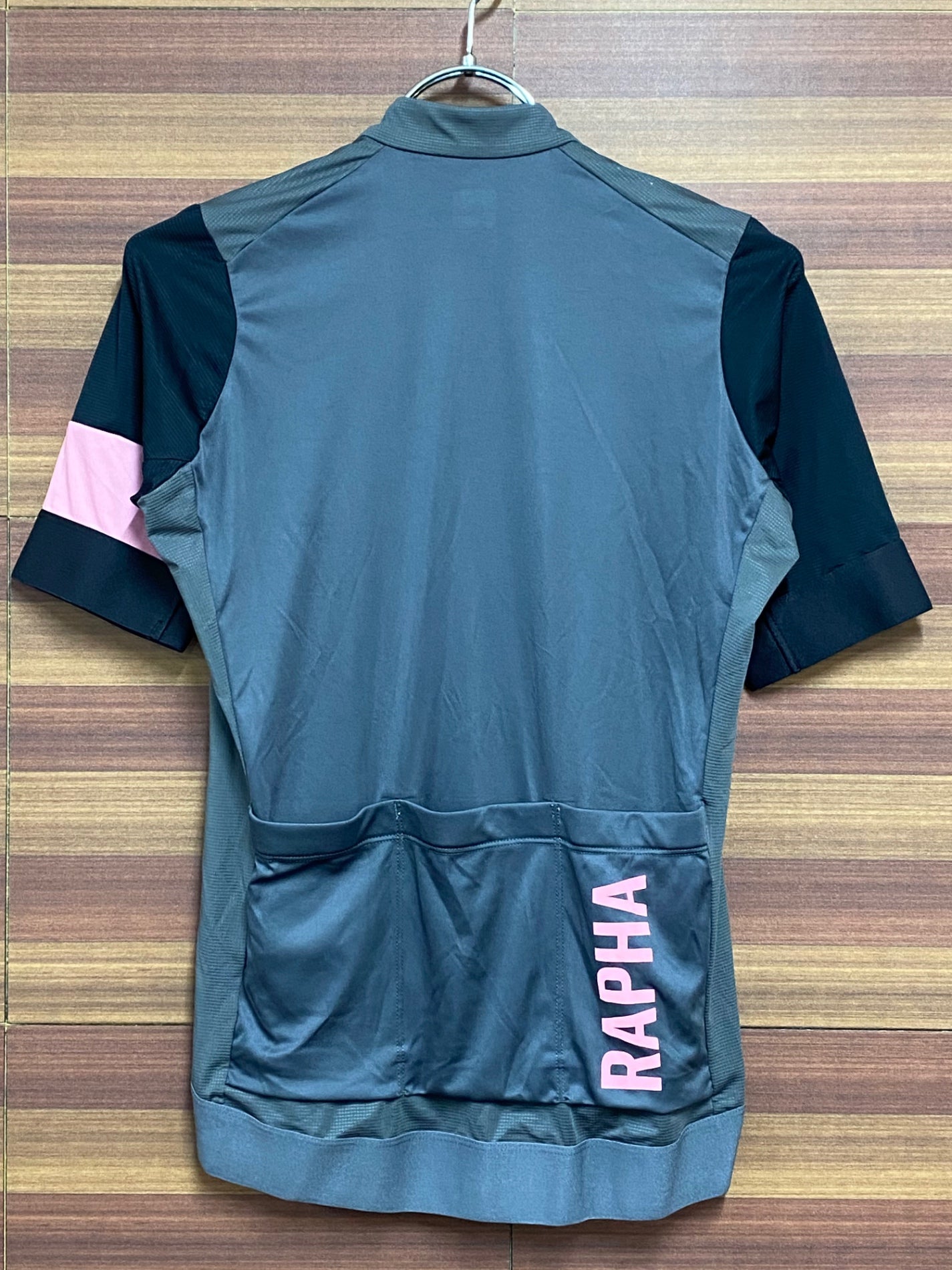 HV480 ラファ Rapha PROTEAM TRAINING JERSEY 半袖 サイクルジャージ グレー S