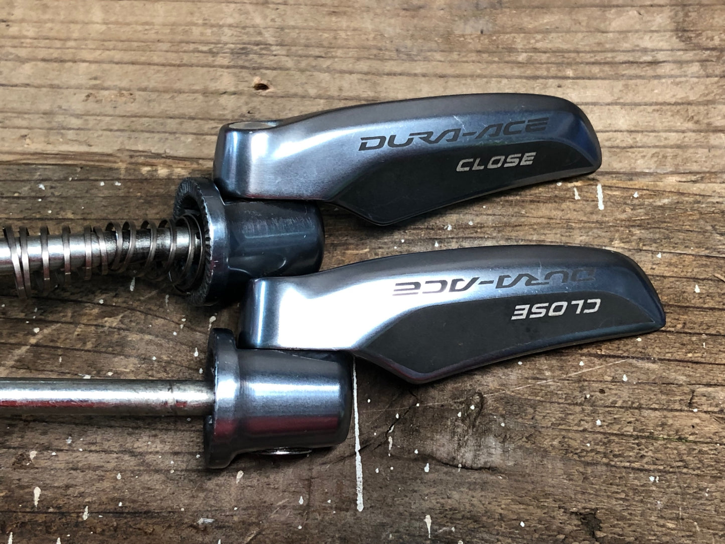 IF596 シマノ SHIMANO デュラエース DURA-ACE WH-9000 クイックリリース 前後セット 100mm 130mm