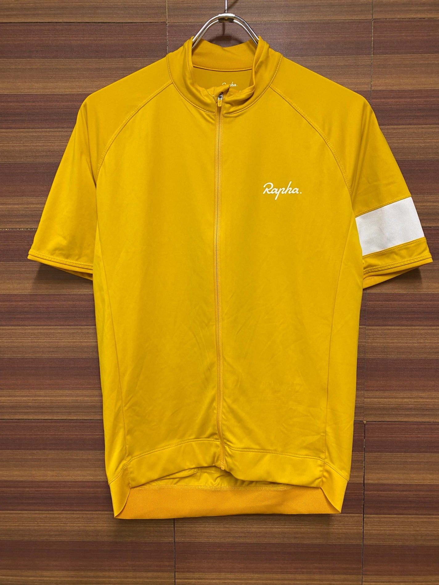 IK229 ラファ Rapha CORE JERSEY 半袖 サイクルジャージ 黄色 M