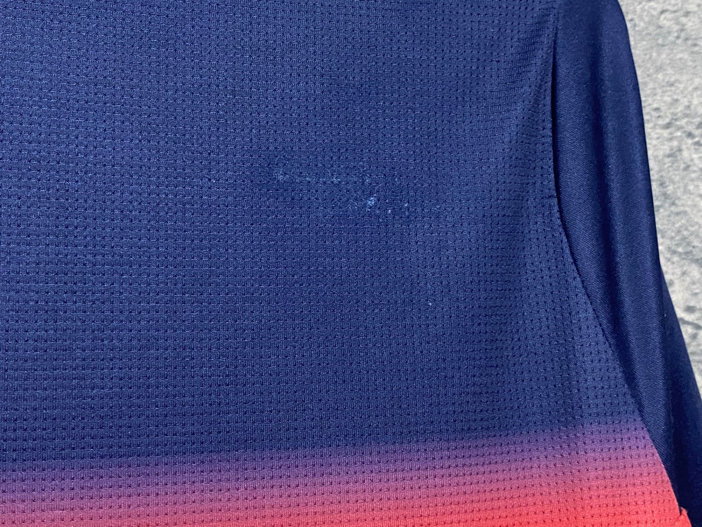 JD924 ポールスミス Paul Smith 半袖 サイクルジャージ 紺 総柄 M