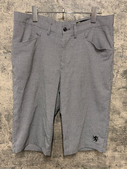 IW306 カペルミュール KAPELMUUR ハーフ サイクルパンツ グレー柄 XL ほつれあり