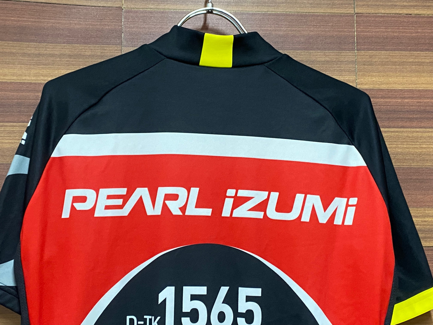 IK148 パールイズミ PEARL iZUMi 半袖サイクルジャージ 黒赤 L