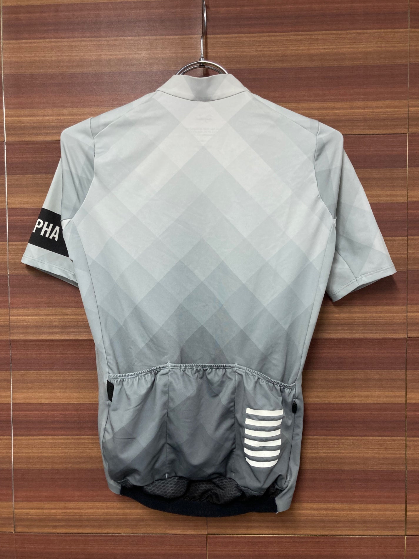 IK305 ラファ RAPHA PRO TEAM MID WEIGHT JERSEY サイクルジャージ 半袖 XS グレー