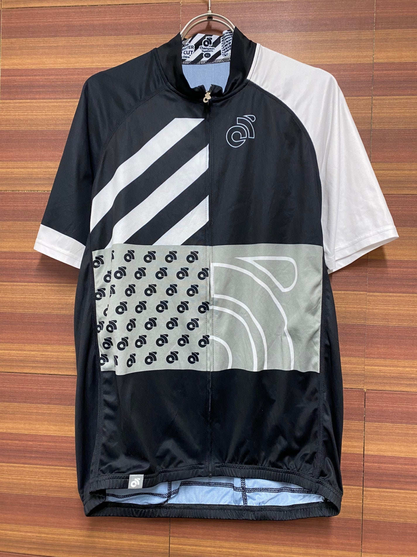 MCYCLE サイクルジャージ 半袖 新品 サイクルジャージ XXLサイズ レトロデザイン No46 フロント