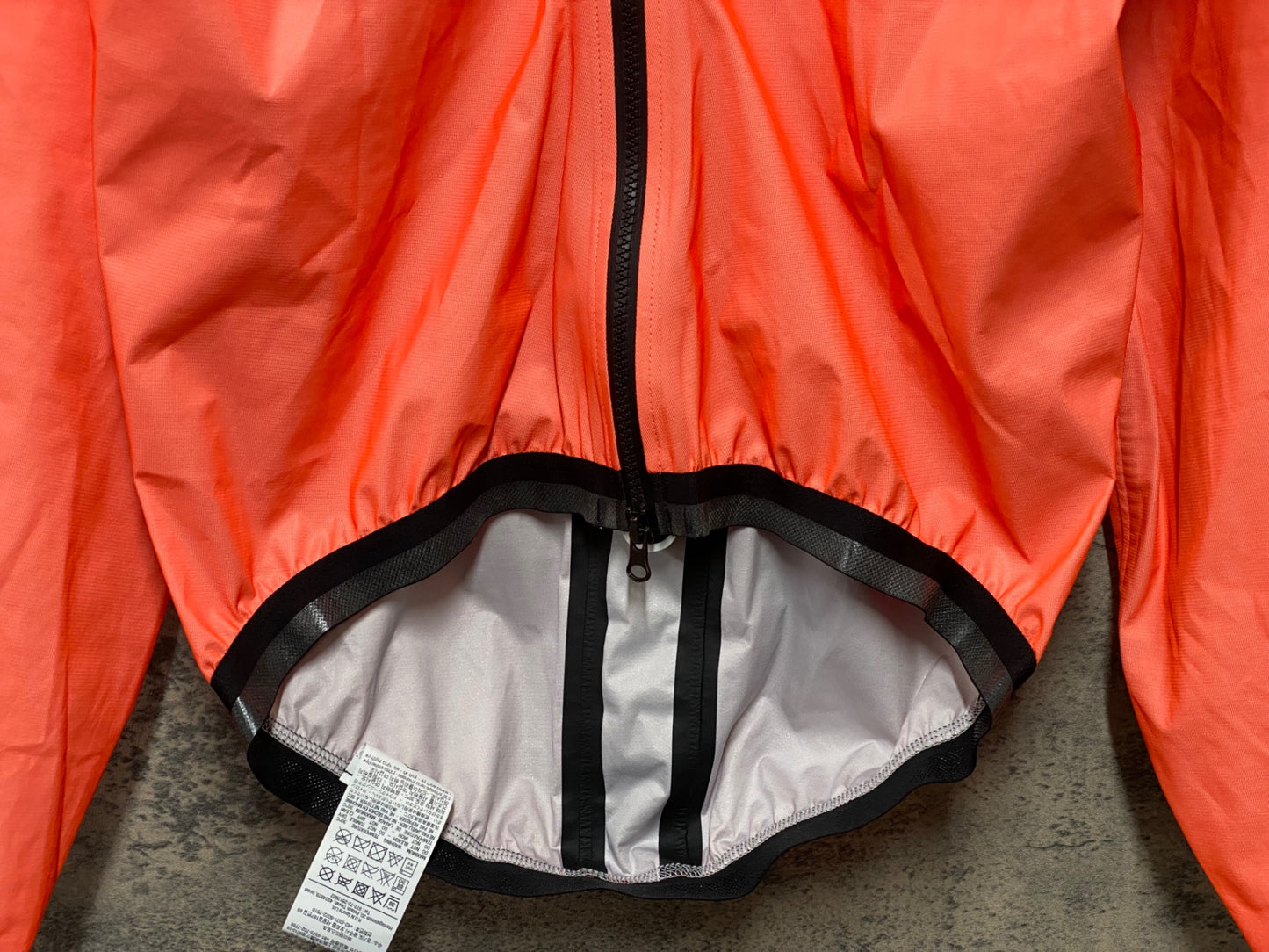 JC038 アソス assos EQUIPE RS Schlosshund Rain Jacket EVO 長袖 レインジャケット オレンジ L