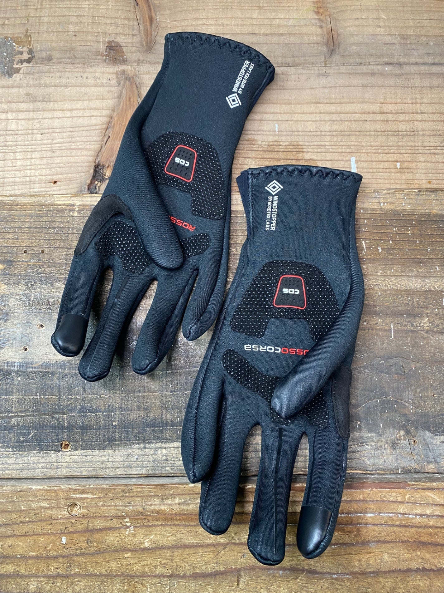 IQ825 カステリ CASTELLI ROSSO CORSA perfetto 長指 グローブ 黒 S