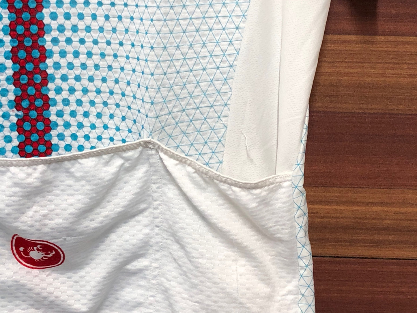 IN253 カステリ CASTELLI AERO RACE 6.0 半袖 サイクルジャージ 白 Mサイズ タグ付き ※ほつれあり