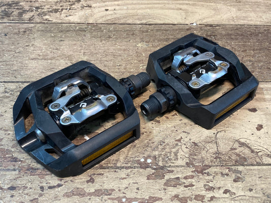 IL007 シマノ SIMANO PD-T420 ビンディングペダル SPD 片面フラット
