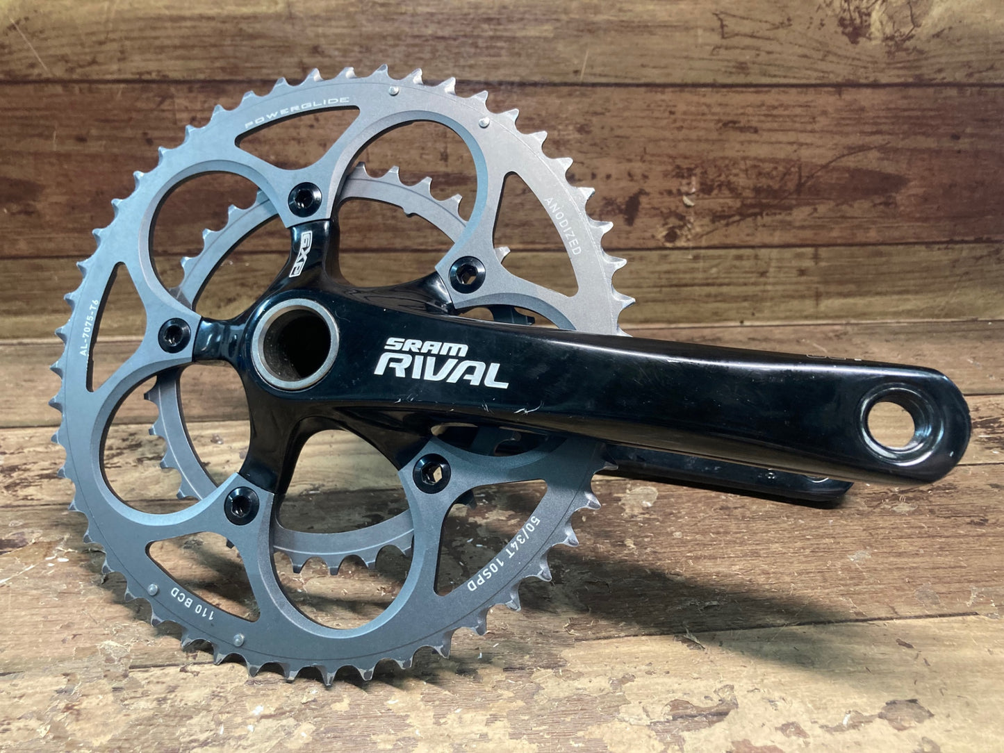 HZ577 スラム SRAM ライバル RIVAL クランクセット 170mm 50/34T 10S JIS規格BB付属