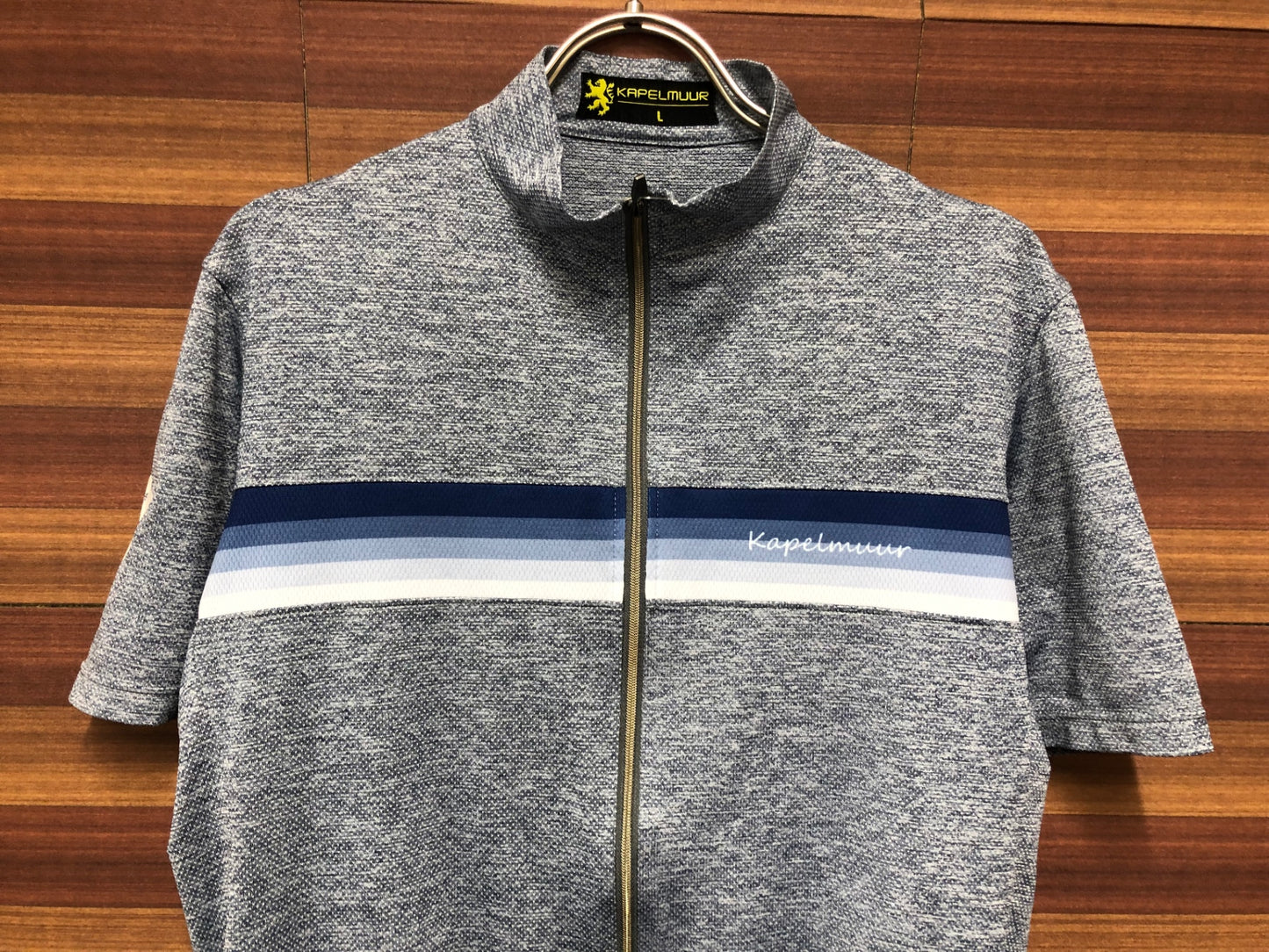 IN085 カペルミュール KAPELMUUR 半袖 サイクルジャージ グレー L