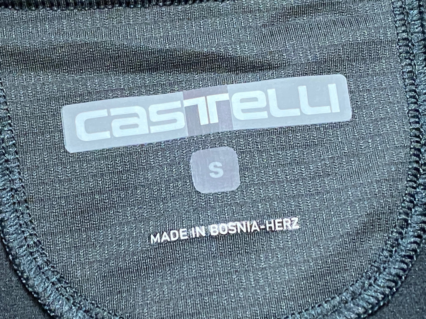 II806 カステリ CASTELLI ロッソコルサ ROSSO CORSA 裏起毛 サイクルベスト S ジレ