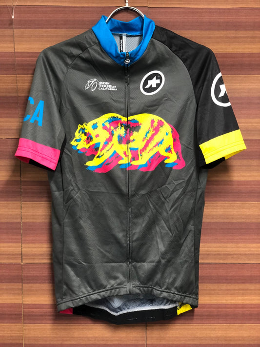 IO890 アソス ASSOS 半袖サイクルジャージ 黒青 Mサイズ