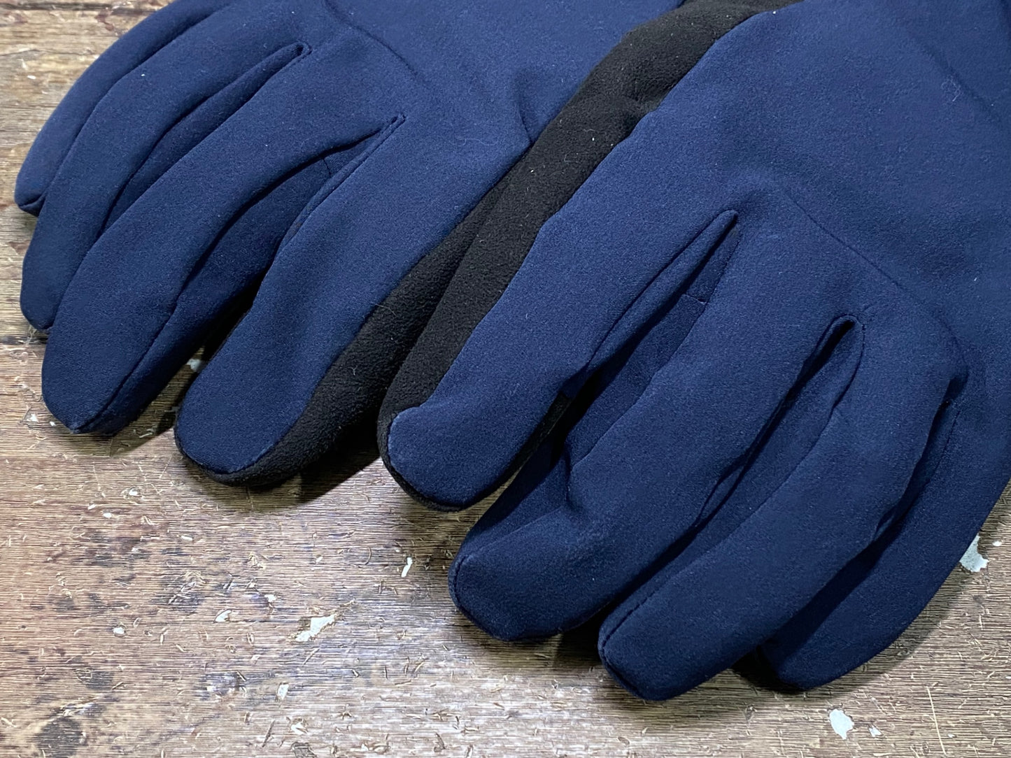 IM457 ラファ Rapha WINTER GLOVES 長指 ウィンターグローブ 紺 S スレ